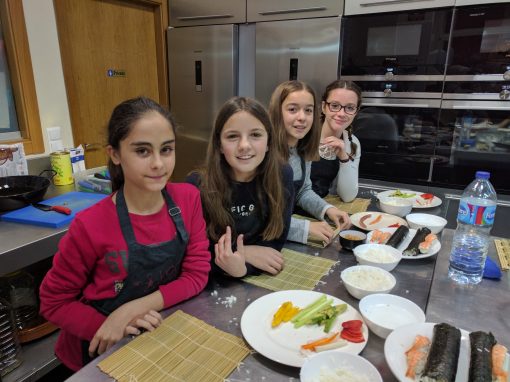 Taller padres e hijos - Sushi