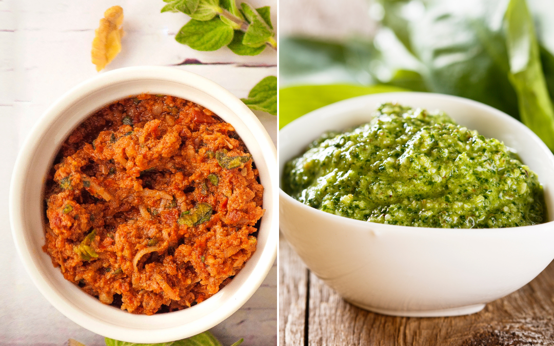 2 Salsas Pesto Exquisitas para Pasta Fresca
